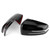2pcs Side Rearview Mirror Cover Decorative Trim Cap Fit for Mercedes Benz A B C E CLS CLA GLAGlossy Black