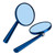 Retro Rear View Mirror CNC Aluminum Alloy Universal for Motorcycle 8mm 10mm Mounting SizeBlue