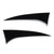 2pcs Glossy Black Rear Window Side Spoiler Wing Car Accessories Replacement for Hyundai IX35 2010‑2017
