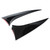 2pcs Glossy Black Rear Window Side Spoiler Wing Car Accessories Replacement for Hyundai IX35 2010‑2017