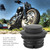 Motorcycle Fuel Tank Gas Cap Pop Up Oil Reservoir Gas Cover for 1982-2017（Black）