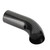Universal Car 75mm Inlet Carbon Fiber Look Steel Cold Air Intake Pipe Accessory
