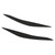 1 Pair Headlight Eyebrow Cover Black Headlight Eyelid Trim Replacement for 5 Series F10 2010‑2013