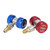 A/C R134A Adapter Set with Puncture Style R134A Can Tap, AC R134A Quick Coupler Hose Connector Fitting Kit with Tank Adapter & Valve Core Remover