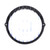 Motorcycle Front LED Headlight Vintage Round White Light 12V Modification with Grid Fence