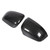 2PCS Rearview Mirror Cover 5G0857537 ABS Plastic Replacement for Jeep Grand Cherokee 2011‑2019Carbon Fiber Style