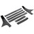 8Pcs/Set Door Sill Plate Carbon Fiber Type Threshold Scuff Protecor Guard Cover Fit for Honda Accord 2018‑2020
