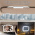 Car Sun Visor Mirror with LED Lights Makeup Sun-shading Cosmetic Mirror Vanity Mirror Clip on Automobile Touch Screen Make Up Mirror