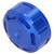 Rear Brake Fluid Reservoir Cap Aluminum Alloy Oil Tank Cover Fit for Yamaha MT-125 YZF-R1 YZF-R25(Blue )