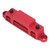 150A 10 Terminal Bus Bar Battery Power Distribution Block with Cover 1/4in Studs M8 Screws for RV Boat Red (Positive)