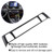 Carbon Fiber Style Seats Heating Switch Control Decor Strip Cover Trim Fit for RAV4 2019