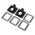 Carburetor Intake Manifold Boot Gasket Kit Replacement for BANSHEE YFZ 350 1987‑2006