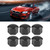 20pcs 21mm Nut Car Wheel Auto Hub Screw Protection Anti theft Cover Cap Gray