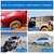 2Pcs Car Emergency Escape Plate Traction Mat Tire Grip Aid Foldable Non-Slip for Most SUVs Cars & Vans from Snow Ice Mud Sand