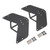 2 Set Fuel Door Hinge Mount Bracket Stainless Steel Hinge Mount Bracket Replacement for Wrangler JK JL JT
