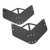 2 Set Fuel Door Hinge Mount Bracket Stainless Steel Hinge Mount Bracket Replacement for Wrangler JK JL JT