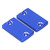Pair of Front Brake Fluid Reservoir Cap Cover Left Right Fit for Suzuki Hayabusa GSX1300R GSX1400 DL1000Blue