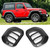 Black Car Rearview Mirror Turn Signal Light Decor Accessory Fit for Jeep Wrangler JL 2018+