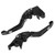 Pair Brake Clutch Lever Handle Set Aluminum Alloy Black Fit for Kawasaki Z800/E Version