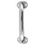7.9in 316 Stainless Steel Grab Marine Handrail Handle Grip for Boat Hatch Yacht Bathroom
