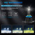 9006/HB4 LED Headlight Bulbs IP67 Waterproof Car LED Headlight Bulbs 3000K/4300K/6000K 200W 40000LM Bright LED Headlights, 2PCS