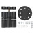 Pack Mount Extension Pack Black Anodized Aluminum Gas Can Mount Double Locking Mount for 1.75 Gallon Gas Tank