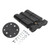 Pack Mount Extension Pack Black Anodized Aluminum Gas Can Mount Double Locking Mount for 1.75 Gallon Gas Tank