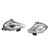 12V Front LED Headlights with Bulbs 5 Wires 4 Plugs for 150CC 200CC 250CC 300CC Chinese ATVs