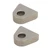 2pcs Shackle Mount Heavy Duty 1 Inch Thick Steel Weld On Shackle Clevis Mounts for Tractors