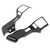 2Pcs Steering Wheel Sticker Carbon Fiber Style Cover Interior Trim Fit for Tacoma 2016‑2020
