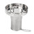 1.5in Boat Deck Filler with Cap Fill Gas Fuel Diesel Stainless Steel for Marine Yachts Caravans RVs Trucks Trailers