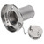 1.5in Boat Deck Filler with Cap Fill Gas Fuel Diesel Stainless Steel for Marine Yachts Caravans RVs Trucks Trailers
