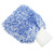Car Washing Glove Scratch Resistant Microfiber Double Sided Cleaning Cloth Soft Universal Blue
