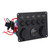 Marine Switch Panel High Efficiency Protection 5 Digit Easily Replace Waterproof Switch Voltmeter for RV Car Boat Truck