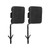2PCS Rear Bumper Tow Hook Cover Abrasion Proof 5E5807441 for OCTAVIA Wagon 5E Pre‑facelift 2013 to 2016