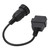 2pcs OBD2 Connector Cable 14pin OBD To 16pin Diagnostic Tool Scanner Adapter Cable Replacement for Mercedes‑Benz
