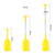 Telescopic Kayak Paddle Rafting Boat Paddle Canoe Oars Plastic Aluminum Alloy Boat Oars 53-108.5cm