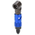 Brake Line Quick Release Connect Adapter Fitting Curved Universal for Oil Fuel Fluid HoseBlue