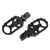 1 Pair Motorcycle Rear Footpegs CNC Aluminum Anodized Surface Replacement for F900R F900XR 2020‑2022 Black