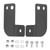 Rear Roof Pillar Roll Cage Bar LED Pod Light Mounting Bracket Replacement for Polaris Ranger 2013‑2021
