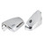 2pcs Electroplate Side Rearview Mirror Half Cover Trim Fits for Equinox Terrain 10-14