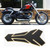 Motorcycle Gas Oil Fuel Tank Sticker Pad Protector Decoration Fit for Yamaha(BlackGold )