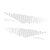 2pcs Universal Body Sticker Car Door Stickers Cell Type Decal Waterproof Decal Car Exterior Accessories