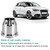 Universal 76mm Car Modification High Flow Inlet Air Intake Air Filter Cleaner (Silver)