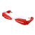 2Pcs Universal Motorcycle Handguard Windproof Handle Protector with DRL and bar End Plugs For ATV Off-Road Motorbike