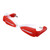 2Pcs Universal Motorcycle Handguard Windproof Handle Protector with DRL and bar End Plugs For ATV Off-Road Motorbike