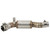 Motorcycle Exhaust Middle Link Pipe Stainless Steel Replacement for Benelli Leoncino 500 BJ500