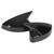 1 Pair Side Door Mirror Cover Rear View Mirror Housing Replacement for A3 S3 8V RS3 2013‑2019 Glossy Black