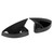 1 Pair Side Door Mirror Cover Rear View Mirror Housing Replacement for A3 S3 8V RS3 2013‑2019 Glossy Black