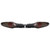 12V Motorcycle Turn Signal Light Orange Red Light High Brightness Blinker Indicator Lamp Replacement for DUCATI Monster Streetfighter Gray